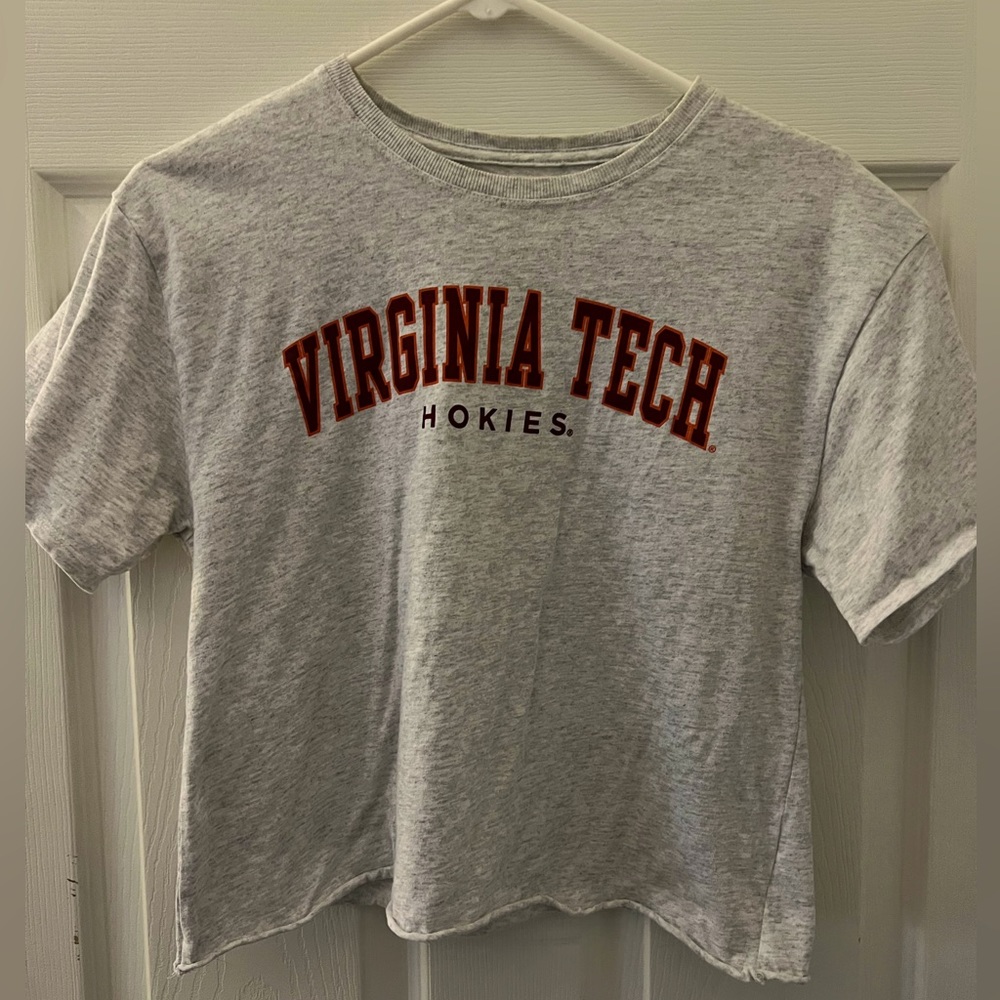 virginia tech hokies cropped tshirt